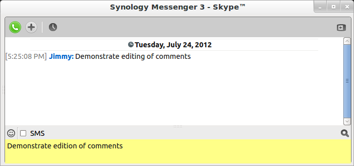 Edit comments in Skype