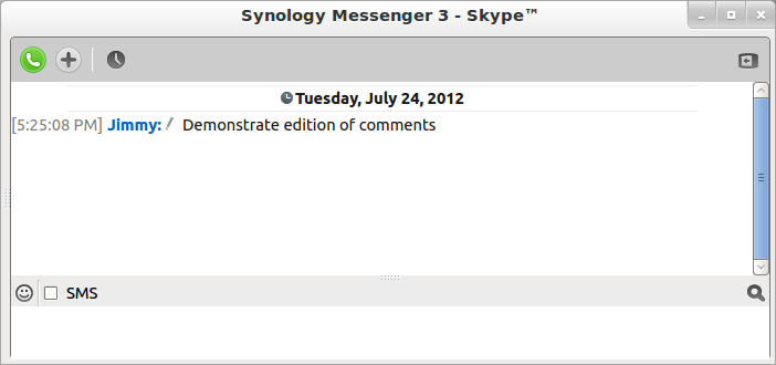 Edit comments in Skype