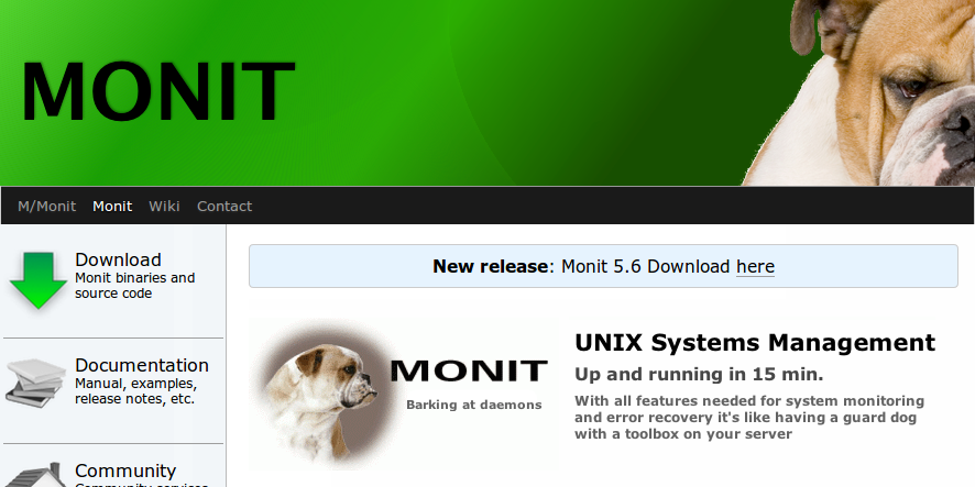 Monit Homepage