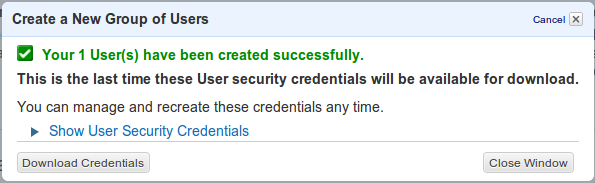I&AM Download credentials