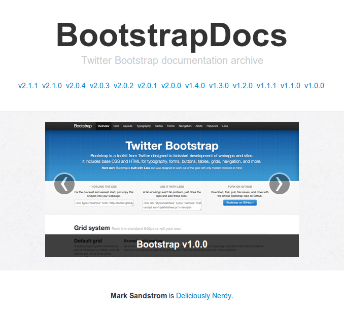 Bootstrapdoc