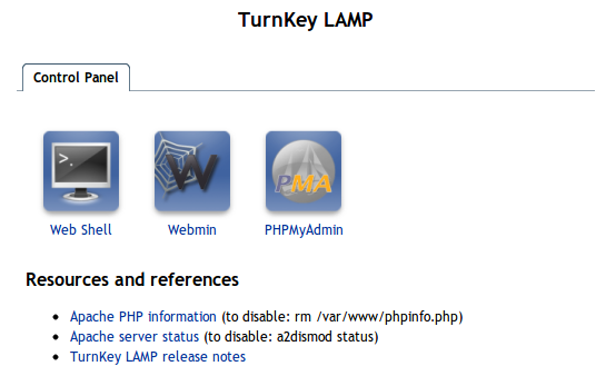 TurnKey Admin Interface