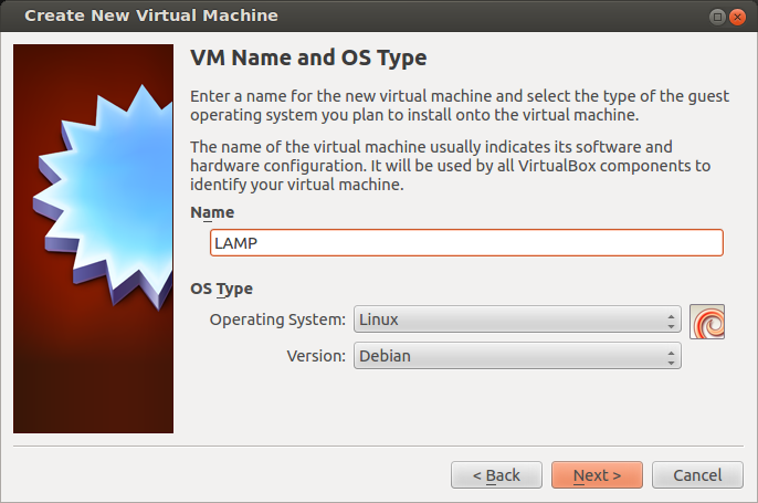 Virtual machine name