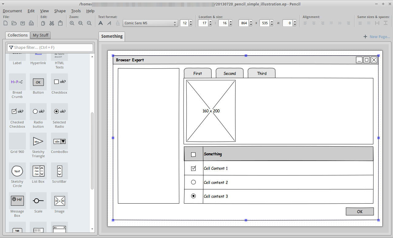 Pencil Mockup Application