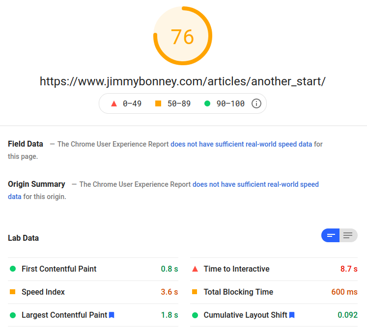 PageSpeed Insights with Disqus loading automatically